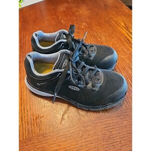 Keen Steel Toe Utility Work Shoes Women's Size 6 Black sneakers (S66)